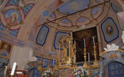 Sabato 25 luglio 2022 visite guidate gratuite alla  Cappella di San Giacomo di Prazzo Superiore ed alla Parrocchiale di  Marmora
