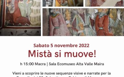 Nuovo appuntamento con  MISTA’ SI MUOVE  a Macra presso lo Sportello Ecomuseo   sabato 5 novembre