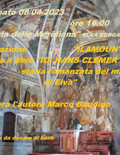 Presentazione del libro “IO, HANS CLEMER” ad Elva, sabato 8 aprile 2023