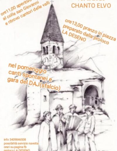 Chanto Elvo domenica 18 giugno a Elva