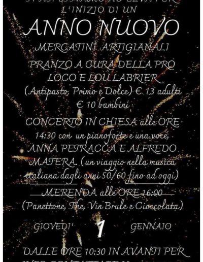 Capodanno ad Elva il 1 gennaio 2026